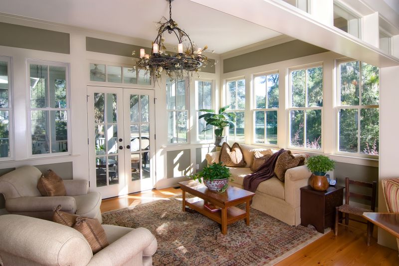 Elegant Interior of Sunroom