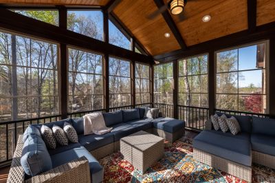 Sunroom with Interior Comfort