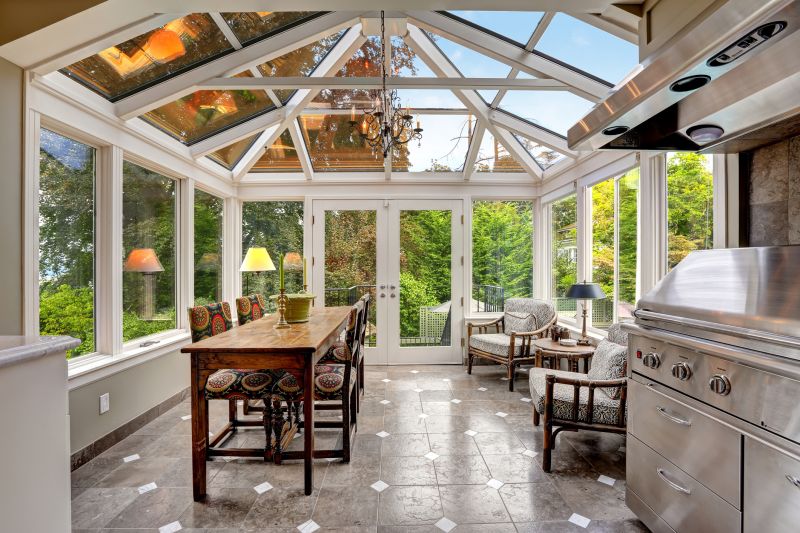 Expansive Glass Sunroom